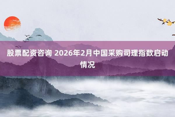 股票配资咨询 2026年2月中国采购司理指数启动情况